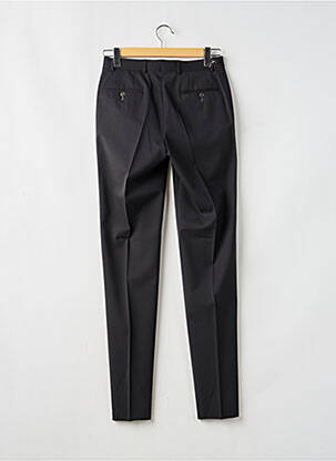 Pantalon drept țesătură poplin mărime normală negru SAINT HILAIRE bărbat