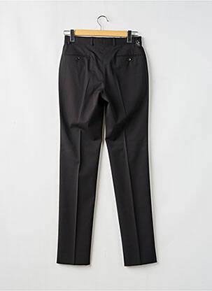Pantalon drept țesătură poplin mărime normală negru SAINT HILAIRE bărbat