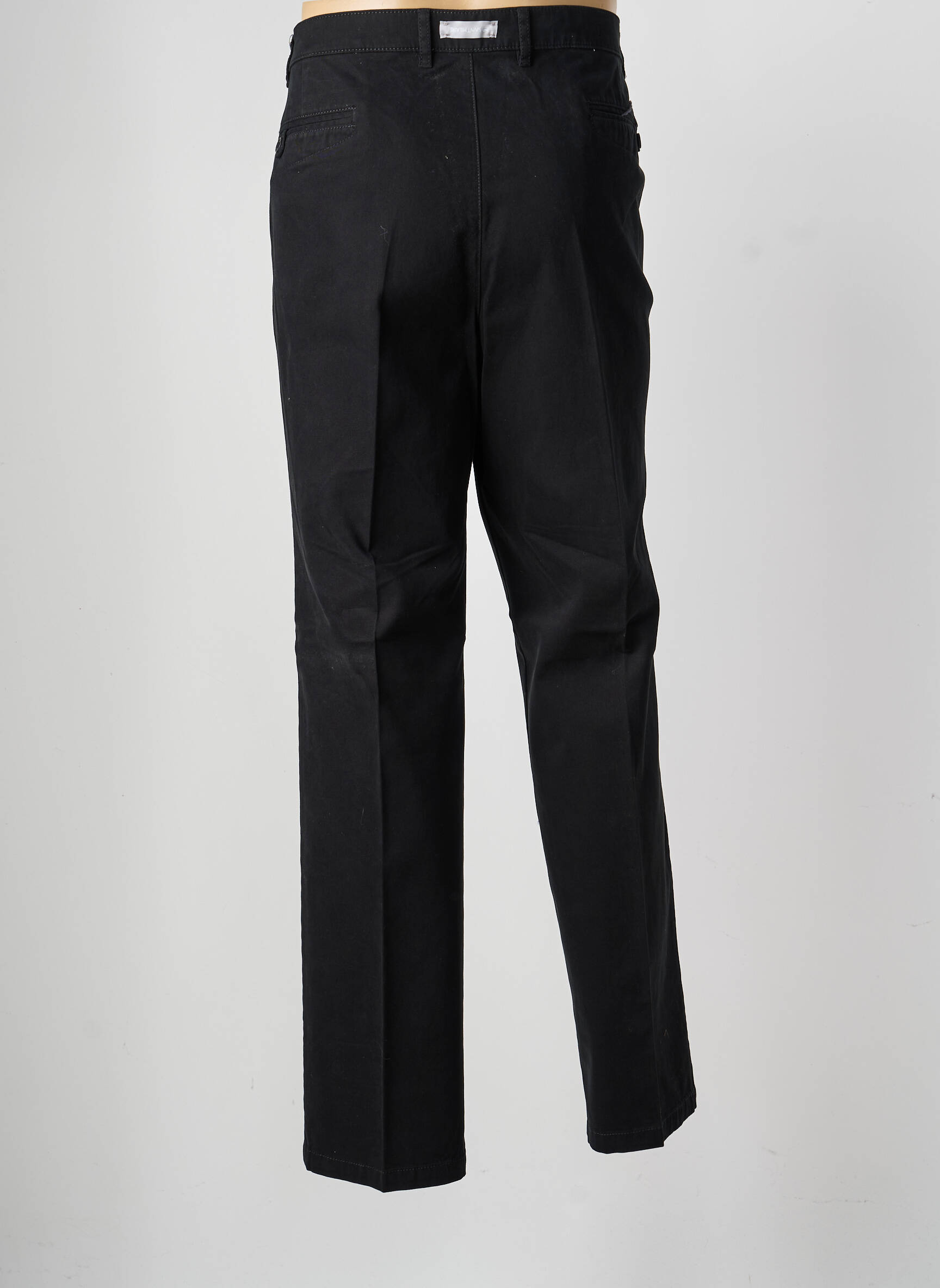 Pantalon chino buzunare mărime normală negru SAINT HILAIRE bărbat