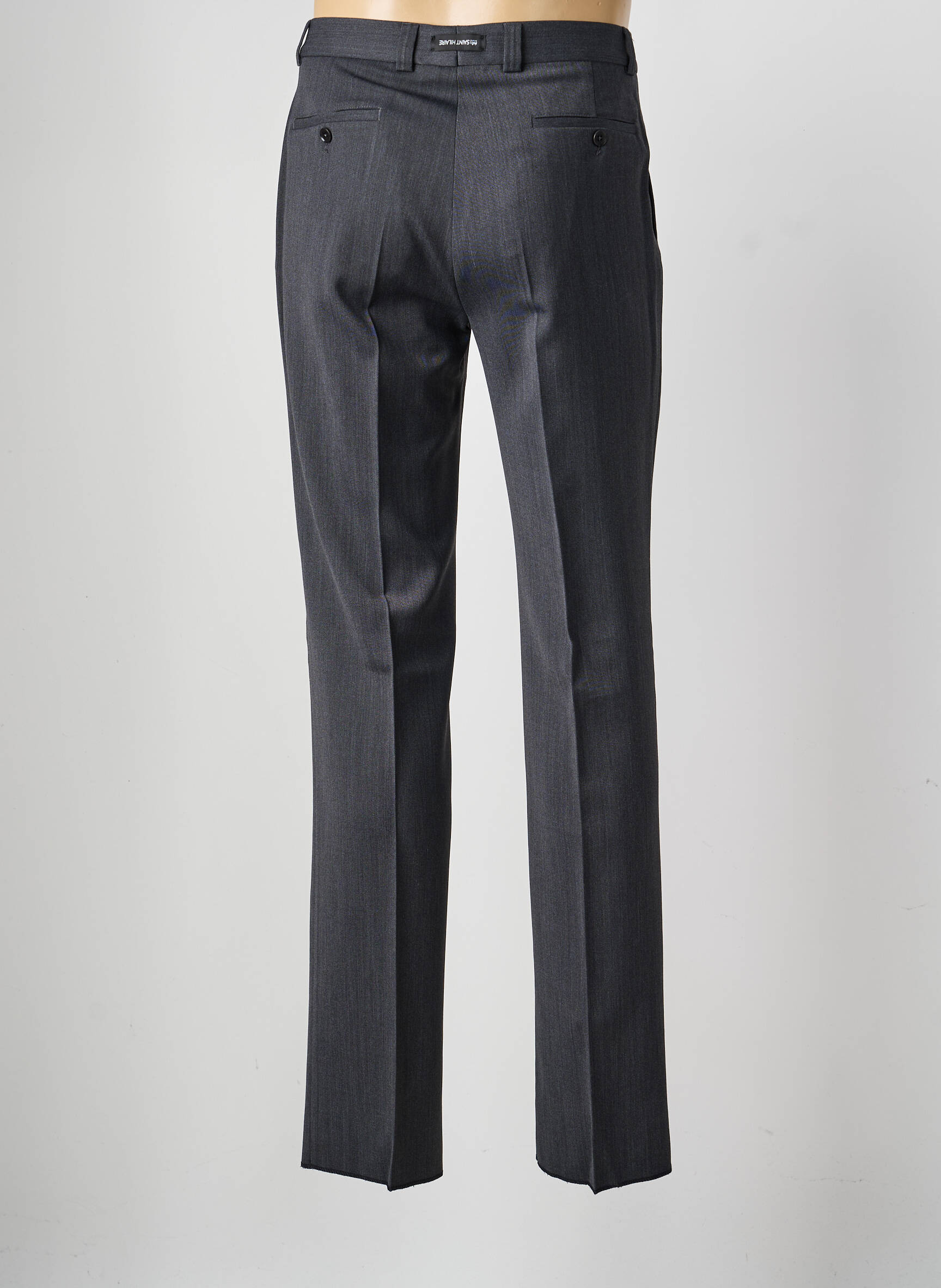 Pantalon drept țesătură melanj mărime normală gri SAINT HILAIRE bărbat
