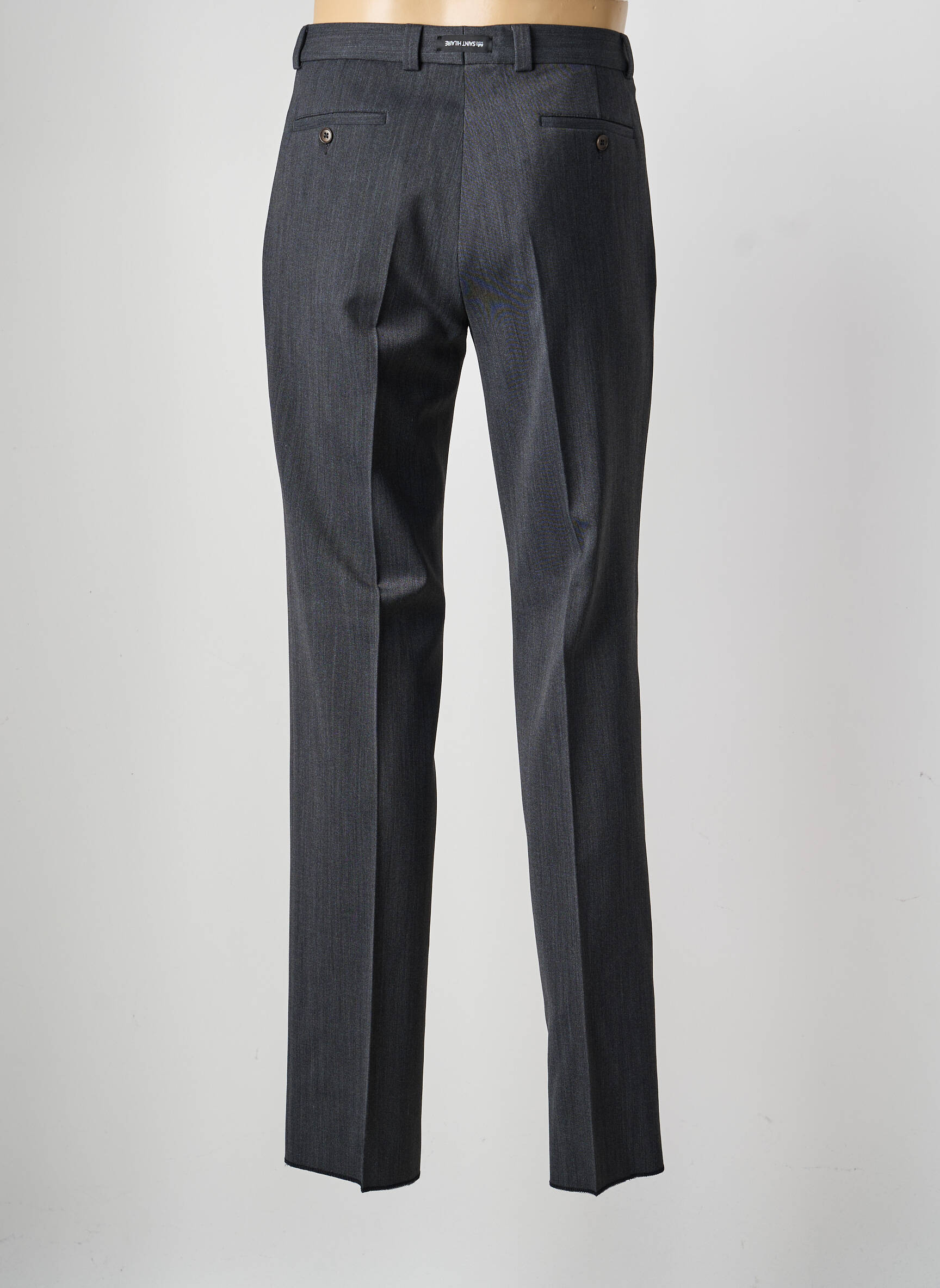 Pantalon drept țesătură melanj mărime normală gri SAINT HILAIRE bărbat