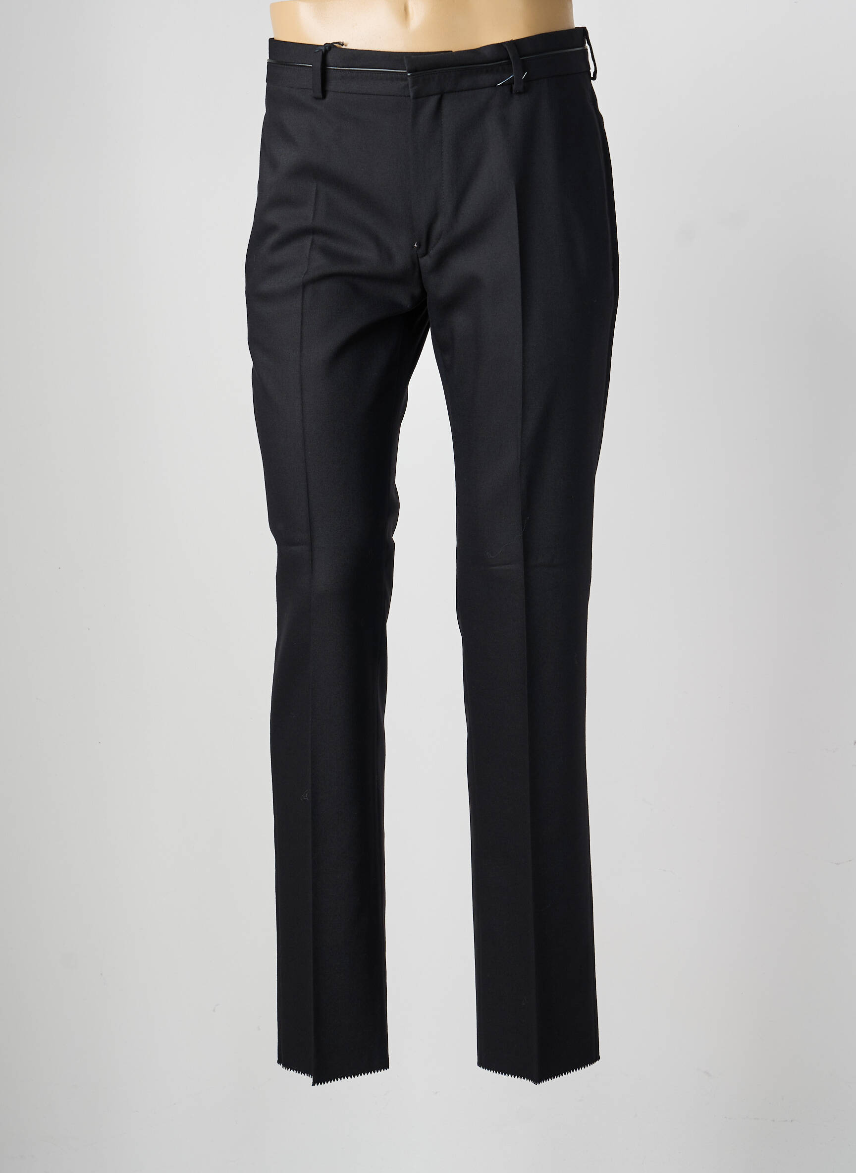 Pantalon drept țesătură poplin mărime normală negru KARL LAGERFELD bărbat