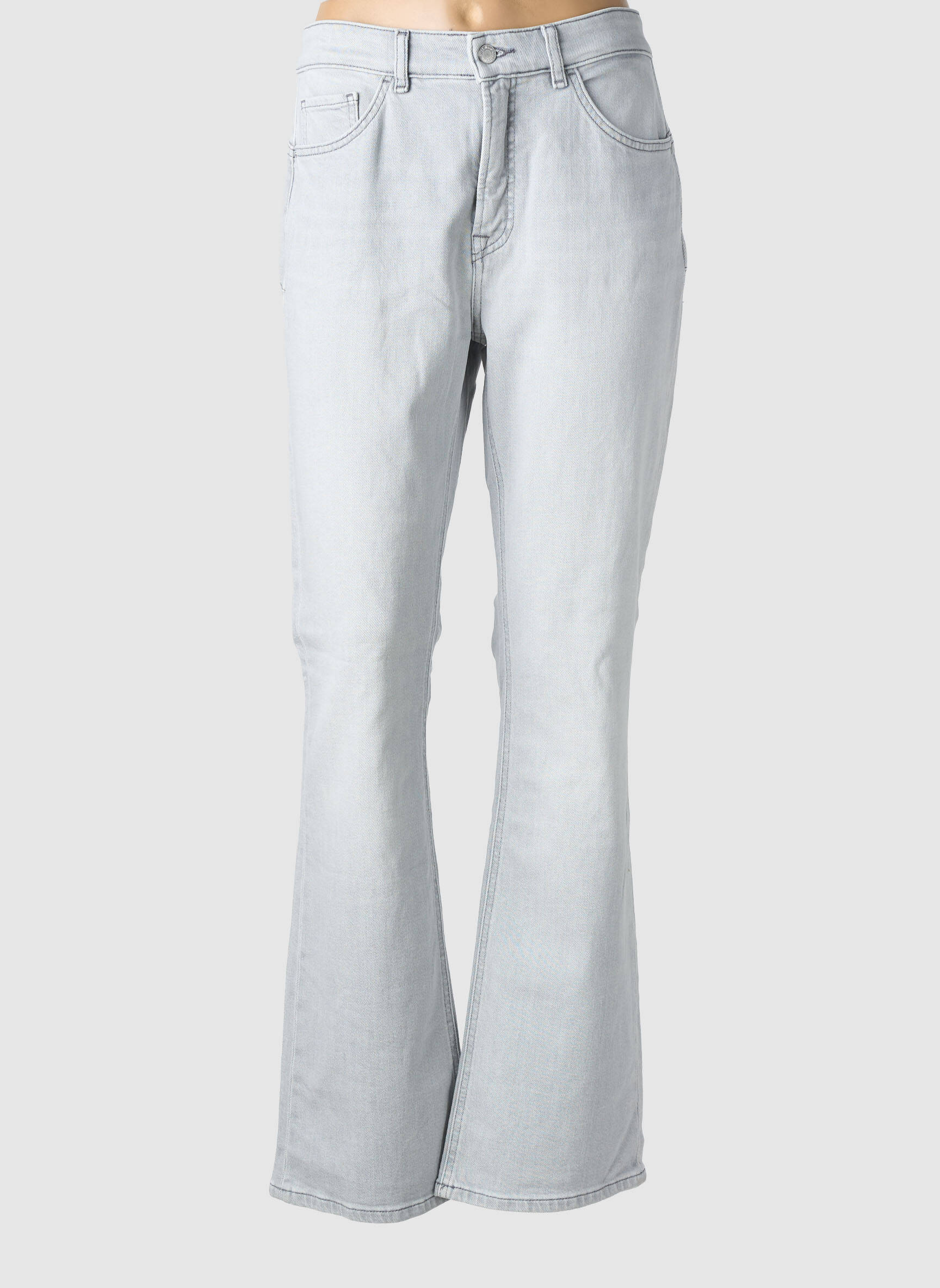 Blugi bootcut mărime normală mărime normală gri SALSA femeie
