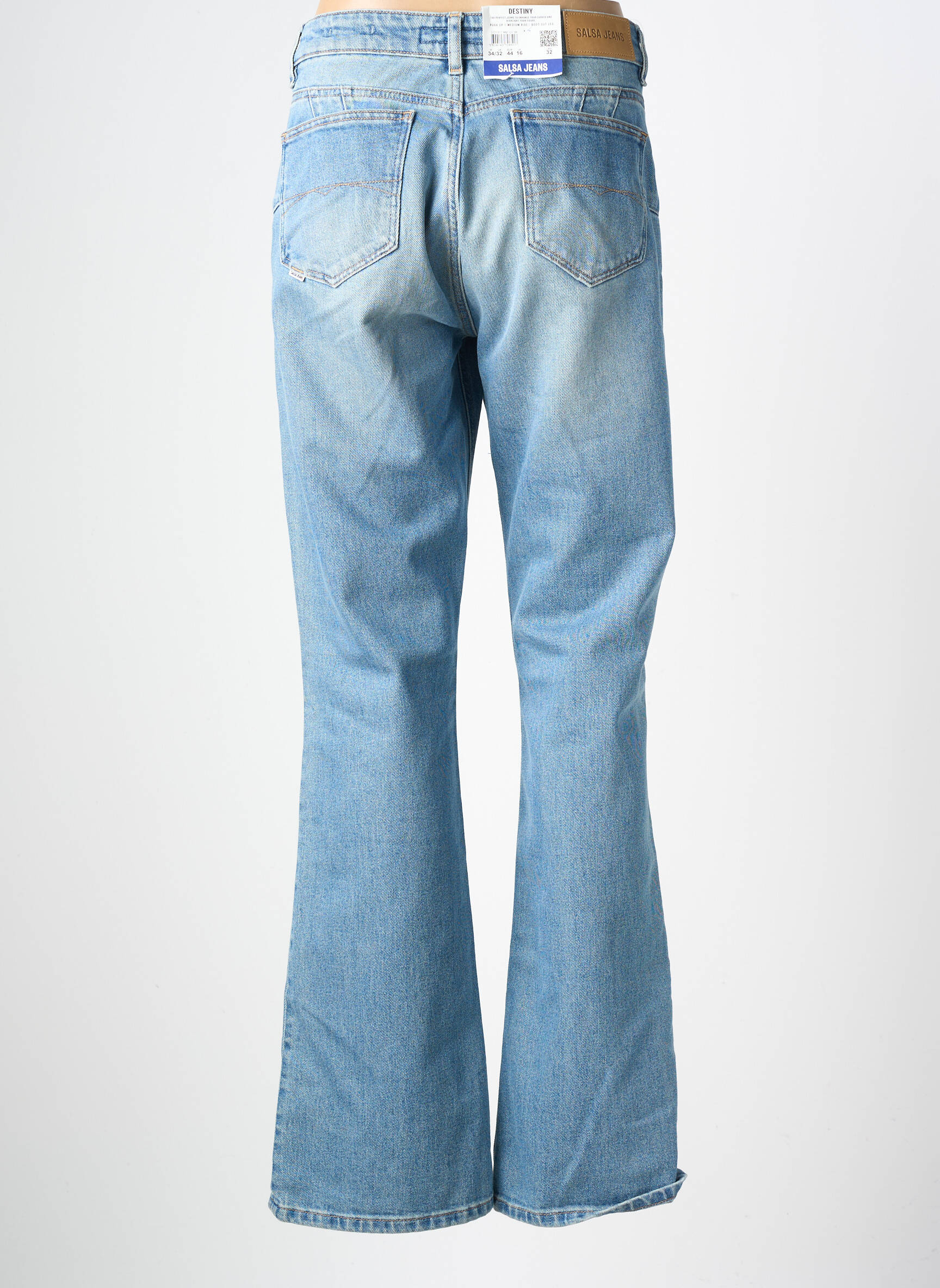 Blugi bootcut mărime normală mărime normală albastru SALSA femeie