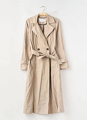 Trench țesătură poplin fără glugă bej HOBBS femeie