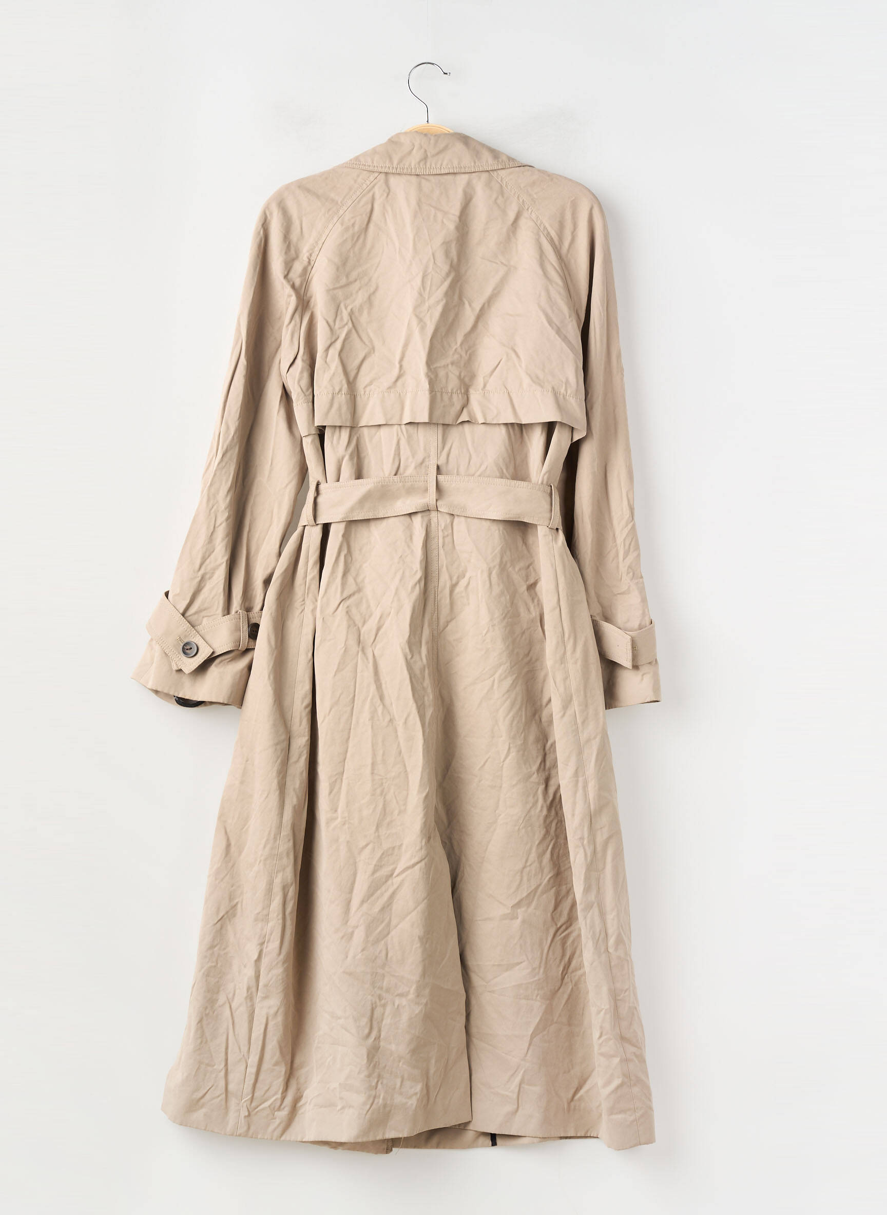 Trench țesătură poplin fără glugă bej HOBBS femeie