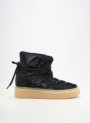 Botine/ghete material neted toc plat până la 3 cm negru SEMERDJIAN femeie