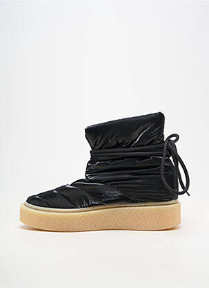 Botine/ghete material neted toc plat până la 3 cm negru SEMERDJIAN femeie