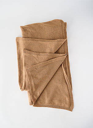 Eșarfă elasticitate maro CASHMERE femeie