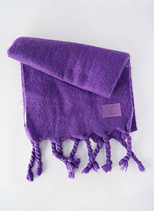 Eșarfă tricot tricot pufos violet LOLA CASADEMUNT femeie