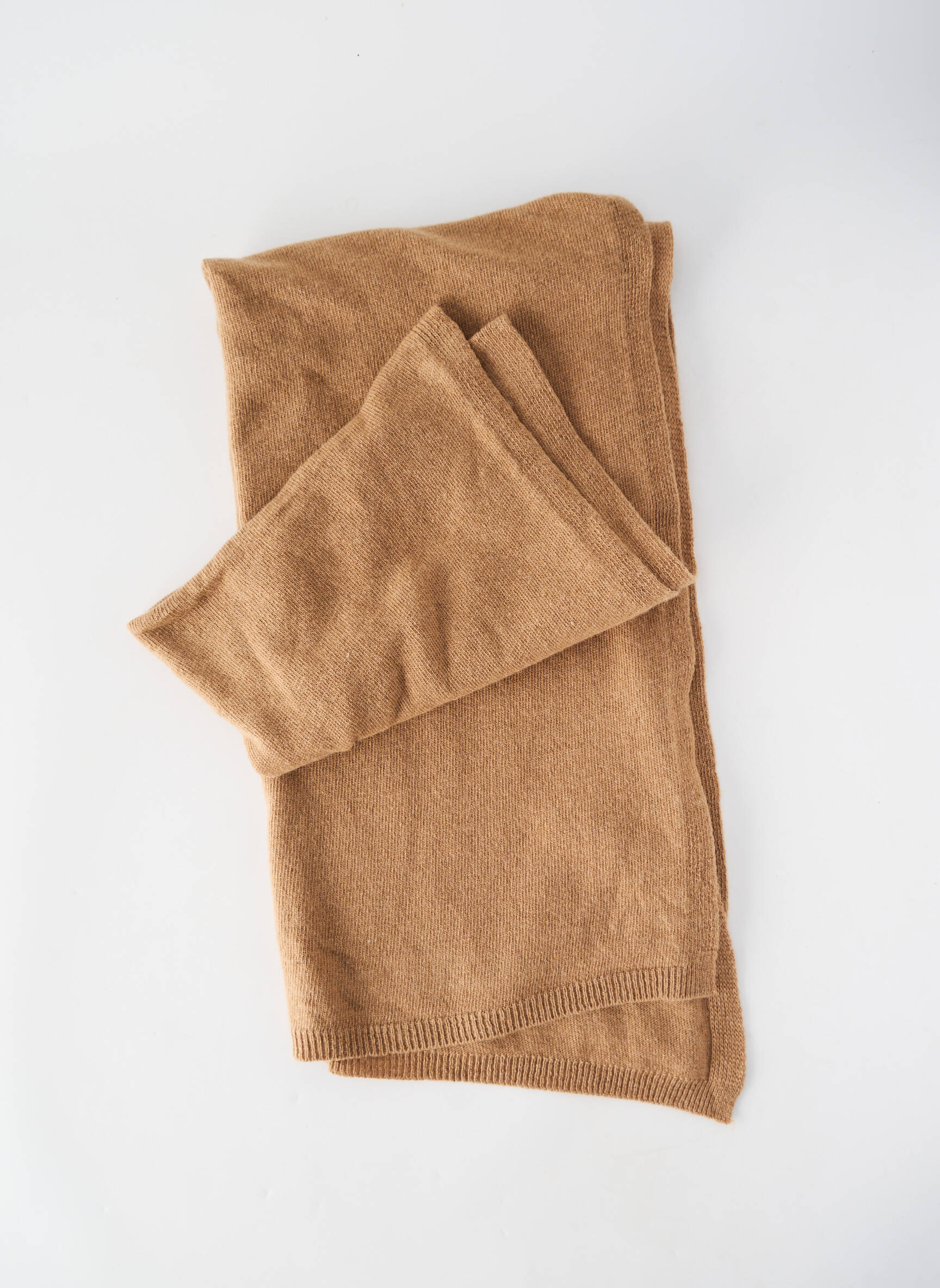Eșarfă elasticitate maro CASHMERE femeie