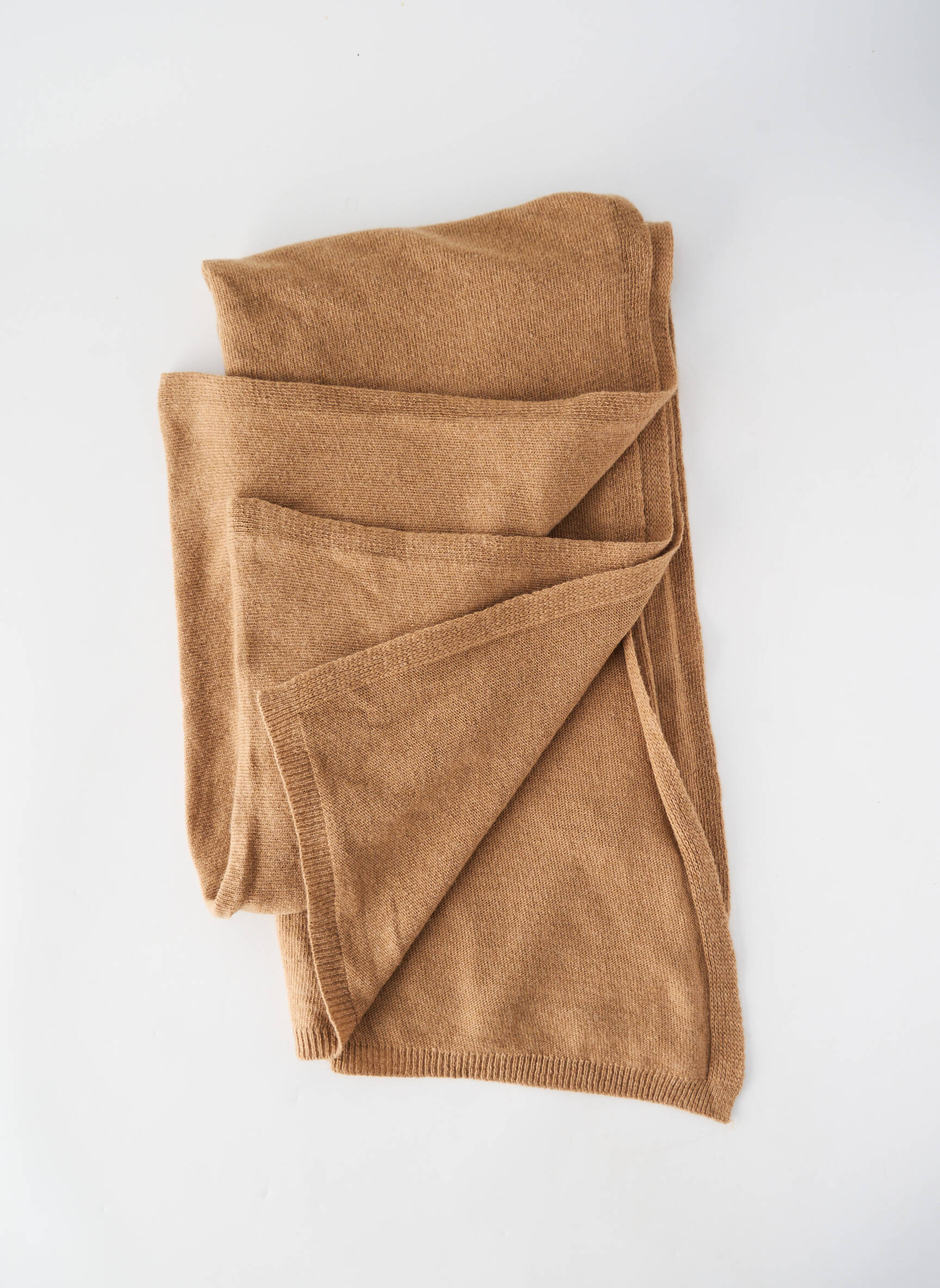Eșarfă elasticitate maro CASHMERE femeie