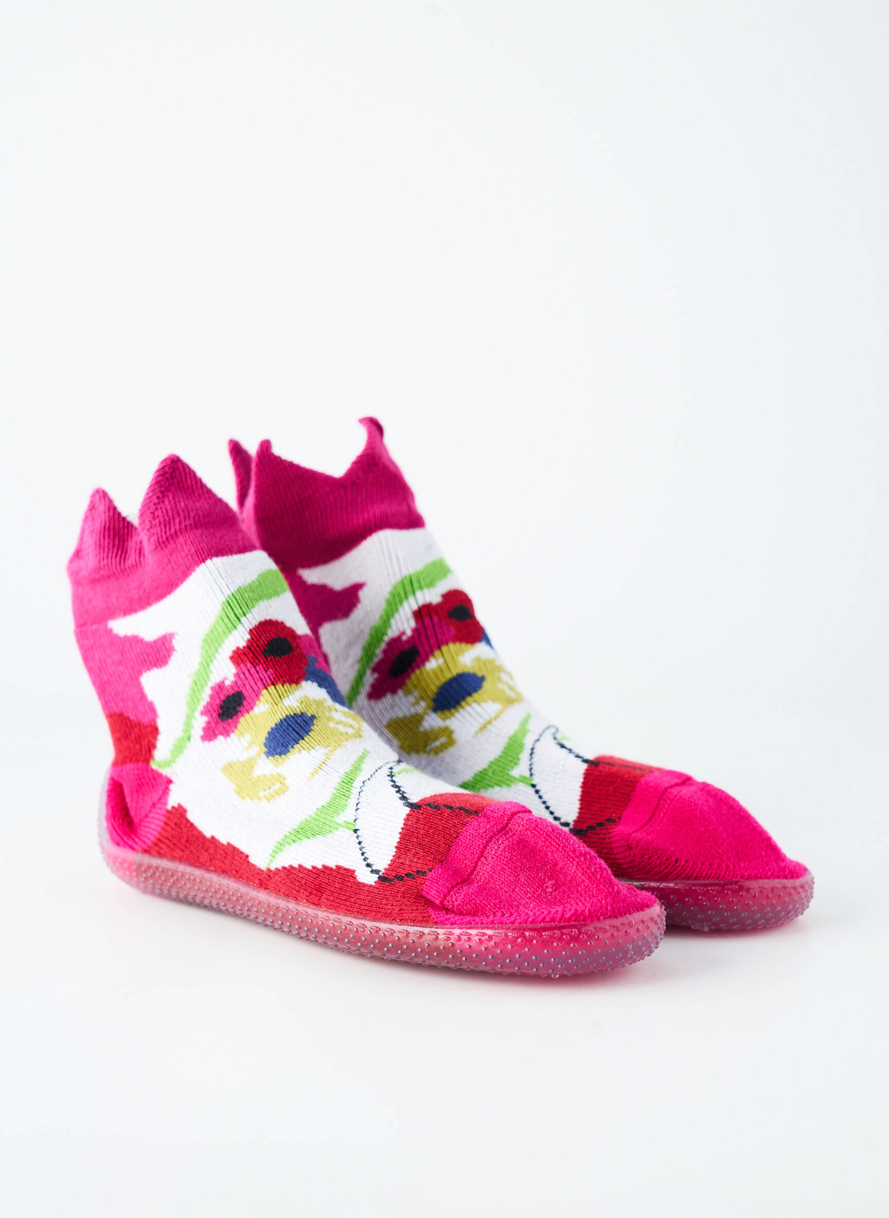 Papuci/pantofi de casă închidere elastică vârf rotund violet BERTHE AUX GRANDS PIEDS băiat