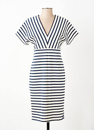 Rochie midi mâneci scurte mâneci scurte albastru SAINT JAMES femeie