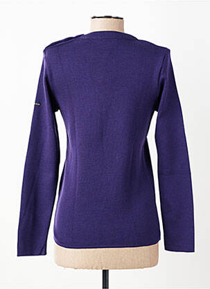 Pulover elasticitate mâneci lungi violet ARMOR LUX femeie