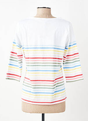 Tricou mâneci 3/4 mâneci 3/4 alb ARMOR LUX femeie