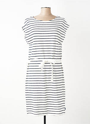 Rochie midi mâneci scurte mâneci scurte albastru BERMUDES femeie