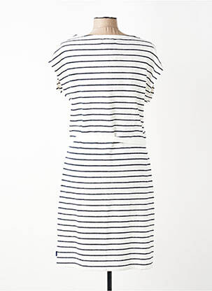 Rochie midi mâneci scurte mâneci scurte albastru BERMUDES femeie