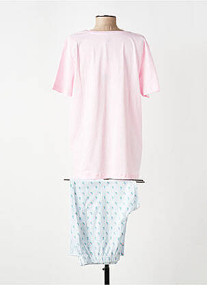 Pijama mâneci scurte roz ARMOR LUX femeie