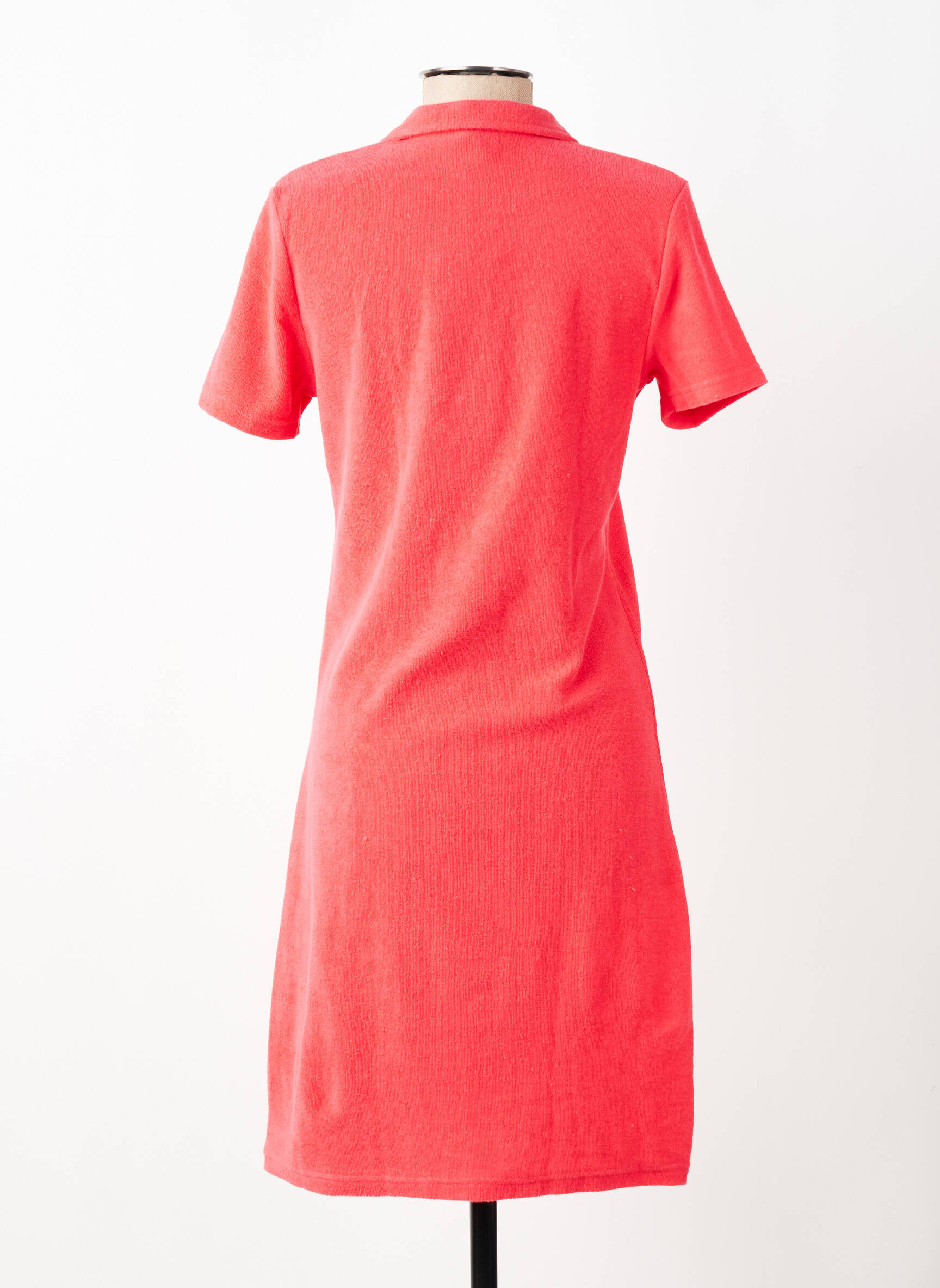 Rochie midi mâneci scurte mâneci scurte roșu DEAUVILLE & ARMOR-LUX femeie