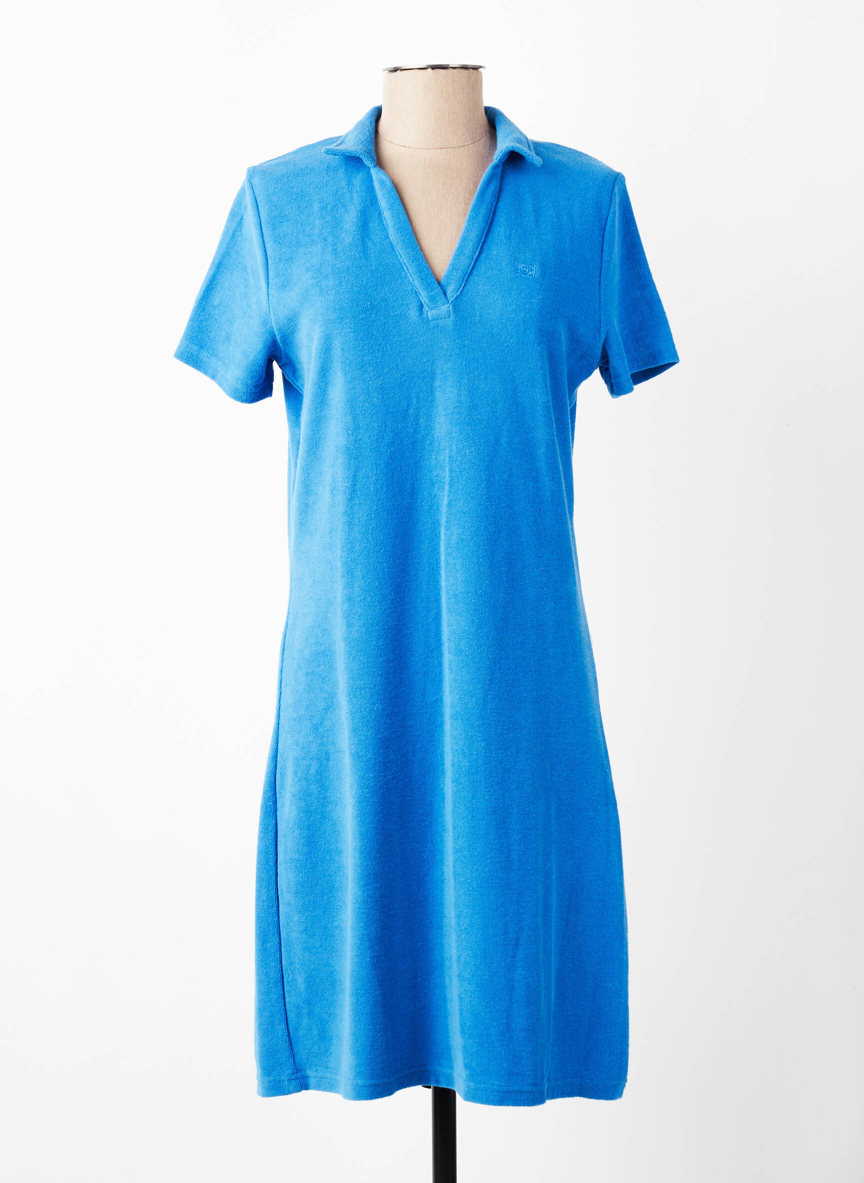 Rochie midi mâneci scurte mâneci scurte albastru DEAUVILLE & ARMOR-LUX femeie