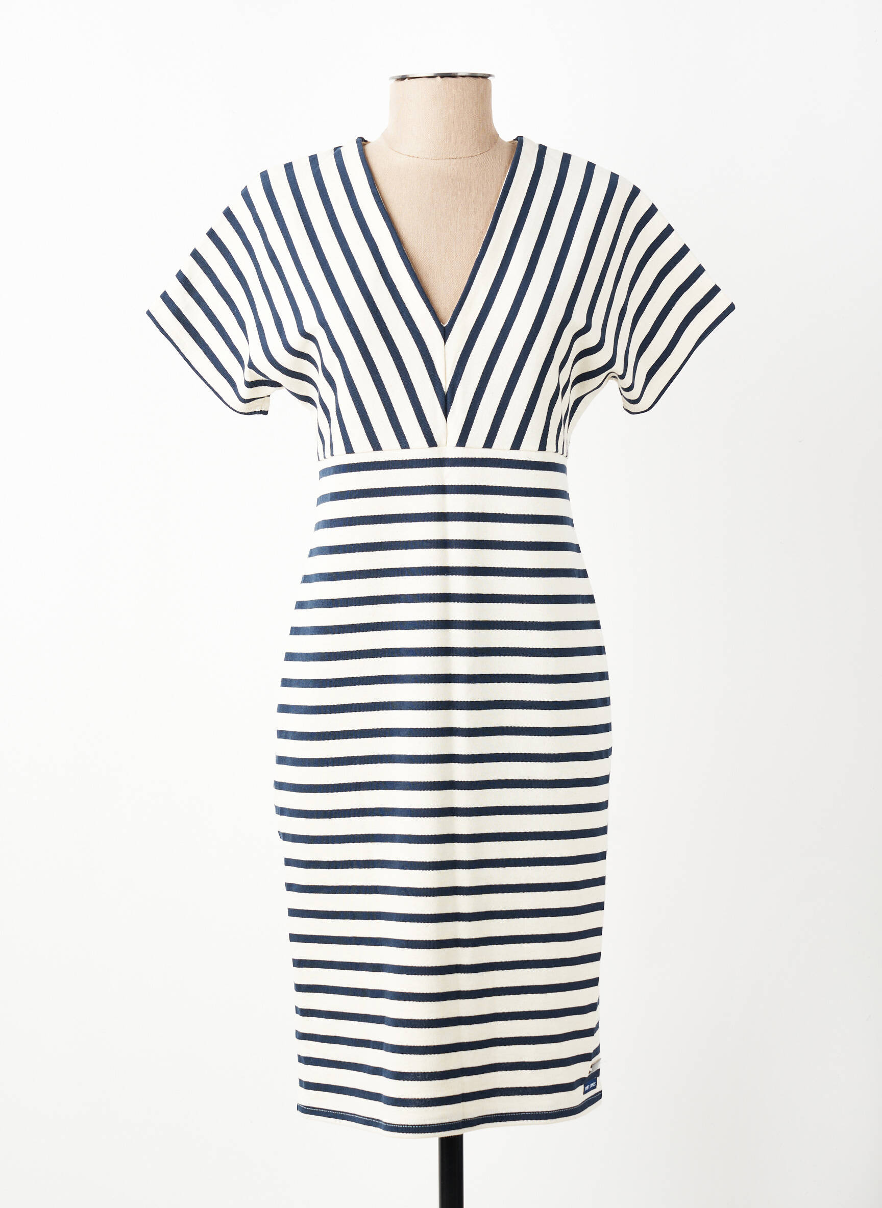 Rochie midi mâneci scurte mâneci scurte albastru SAINT JAMES femeie