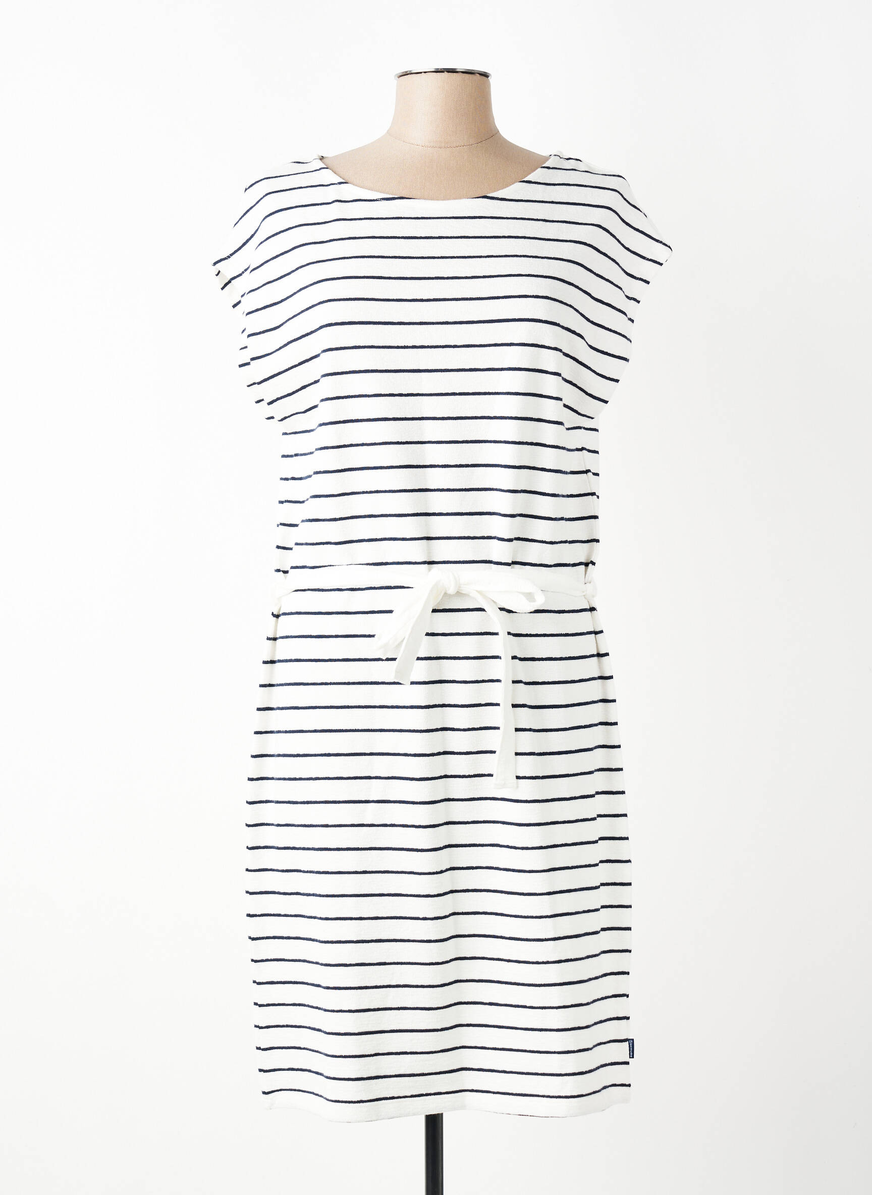 Rochie midi mâneci scurte mâneci scurte albastru BERMUDES femeie