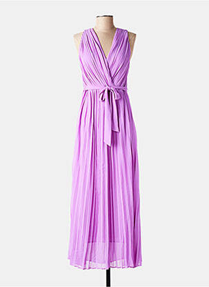 Rochie lungă fără mâneci fără mâneci violet LOLA CASADEMUNT femeie