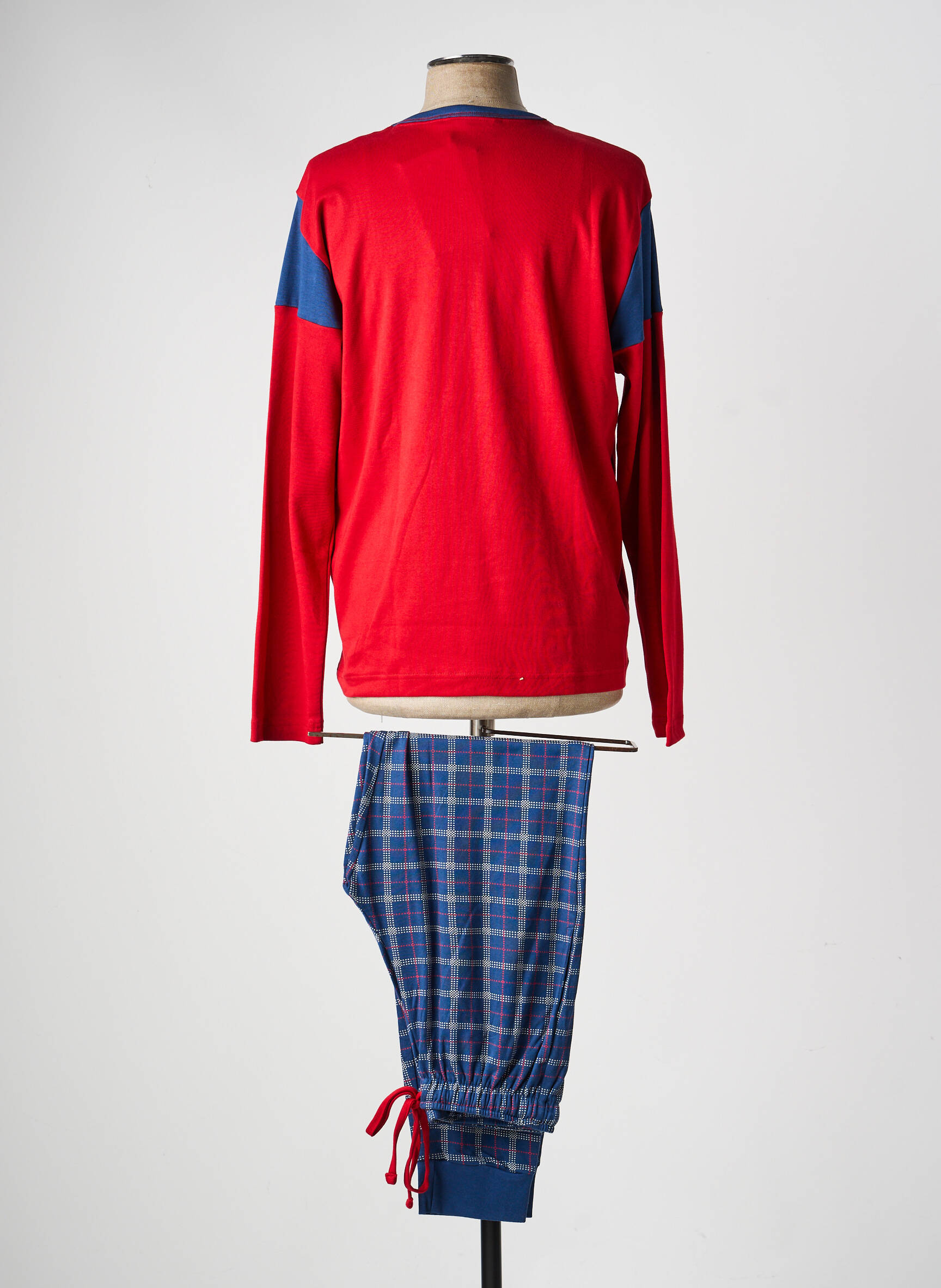 Pijama țesătură jerseu roșu MASSANA femeie