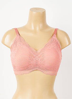 Sutien fără armatură top sutien push-up roz TRIUMPH femeie
