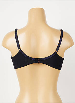 Sutien efect material satinat sutien cupe întregi cu decolteu înalt negru FLORALE BY TRIUMPH femeie