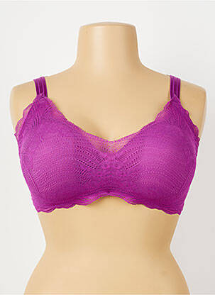 Sutien fără armatură top sutien modelat violet TRIUMPH femeie