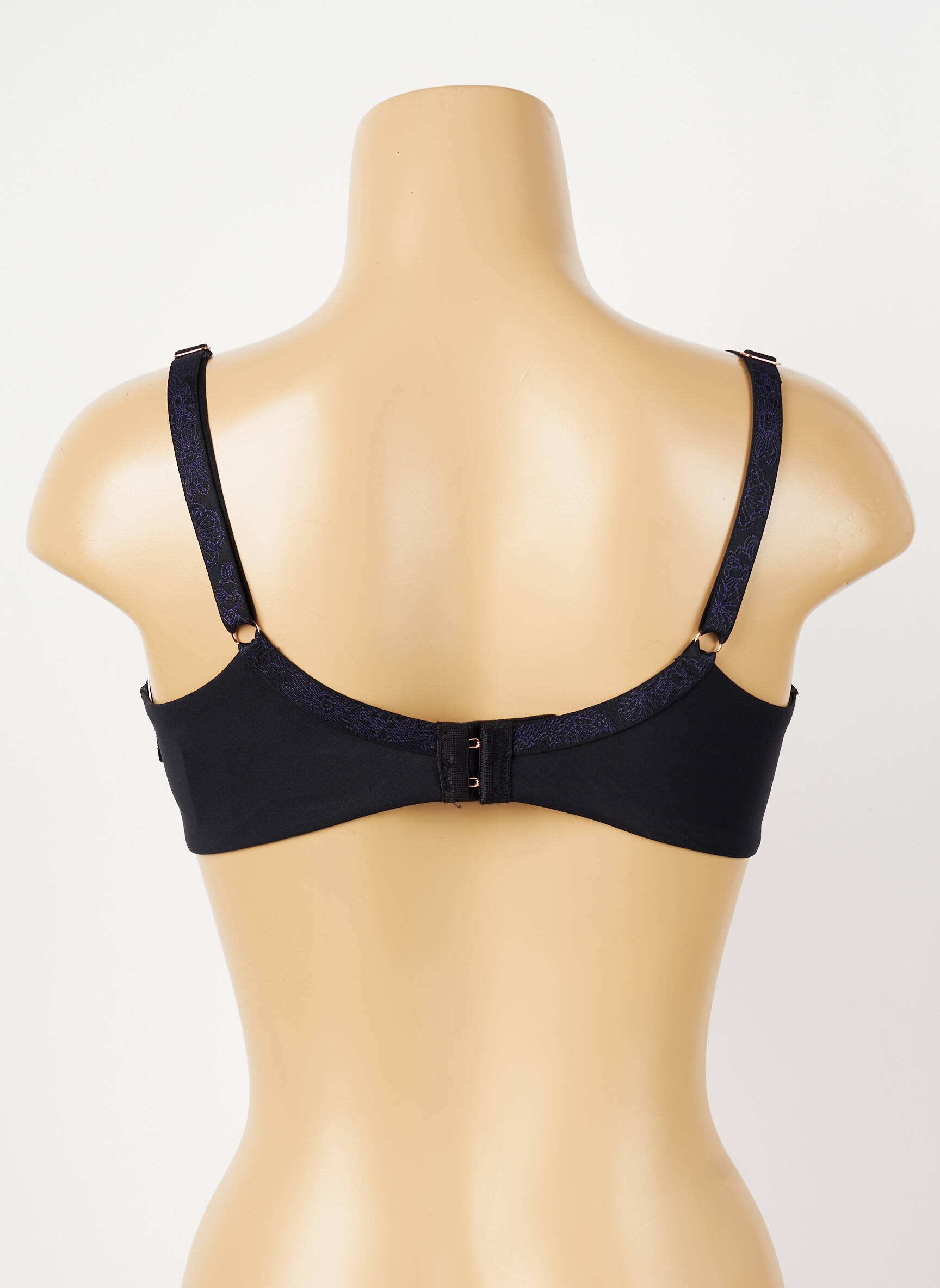 Sutien broderie sutien cupe întregi cu decolteu înalt negru FLORALE BY TRIUMPH femeie