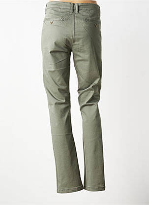 Pantalon chino elasticitate mărime normală verde ELORA femeie