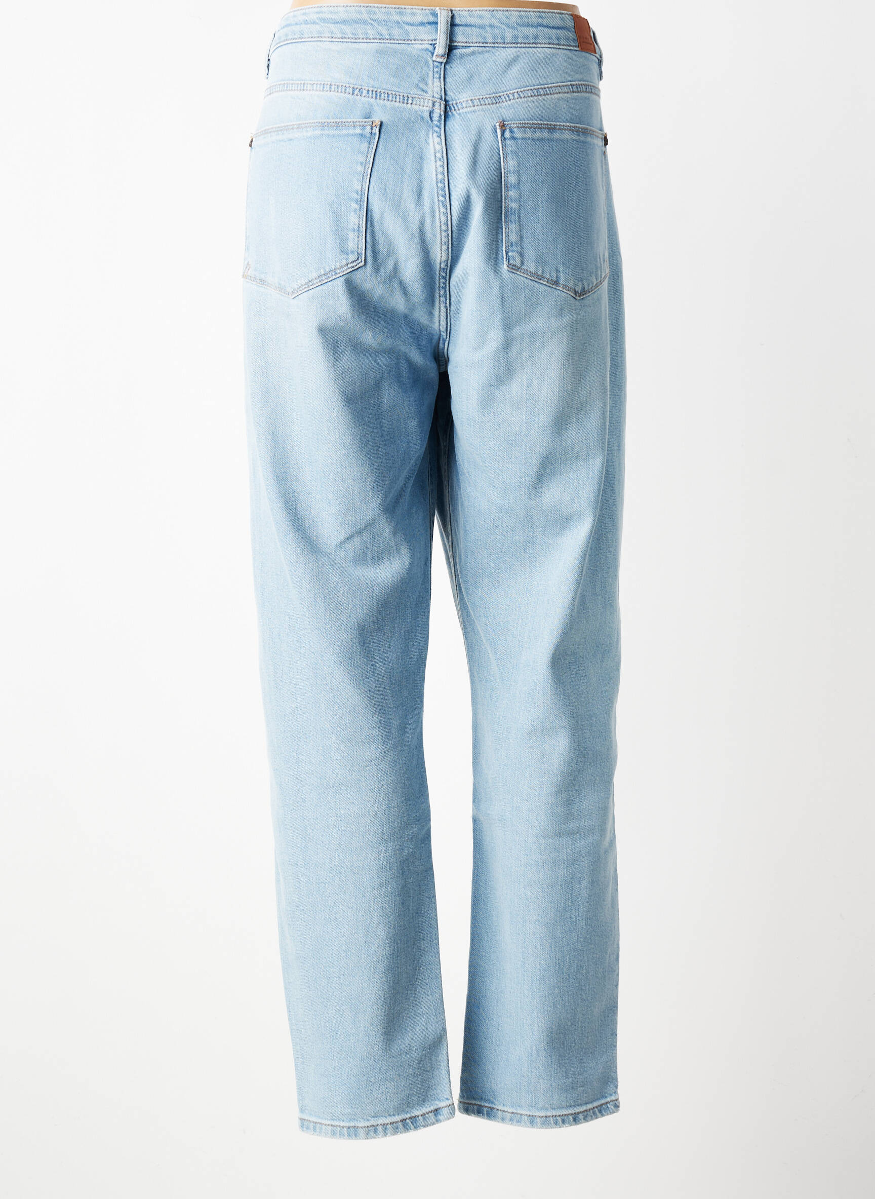 Blugi cu croială dreaptă elasticitate mărime normală albastru ELORA femeie