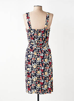 Rochie midi imprimeu floral fără mâneci albastru S.QUISE femeie