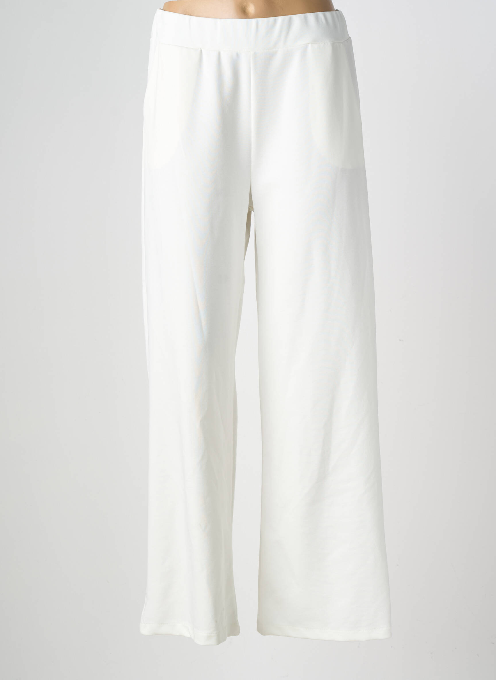 Pantalon larg buzunare mărime normală bej WAY WAY femeie