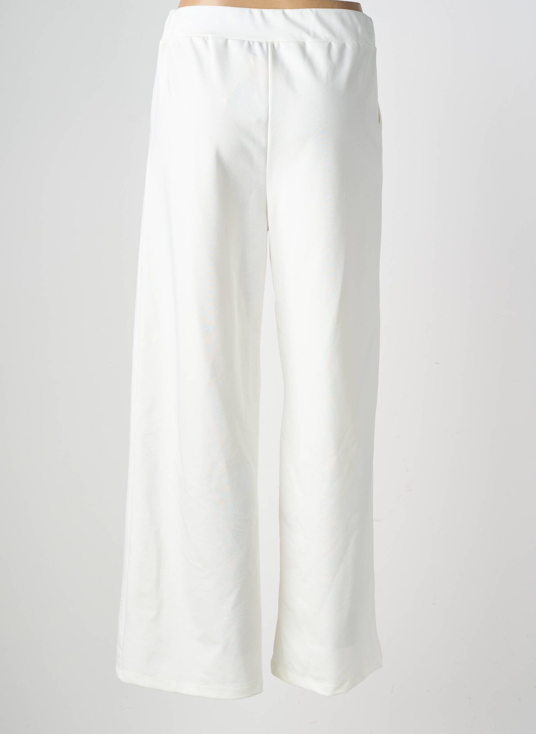 Pantalon larg buzunare mărime normală bej WAY WAY femeie