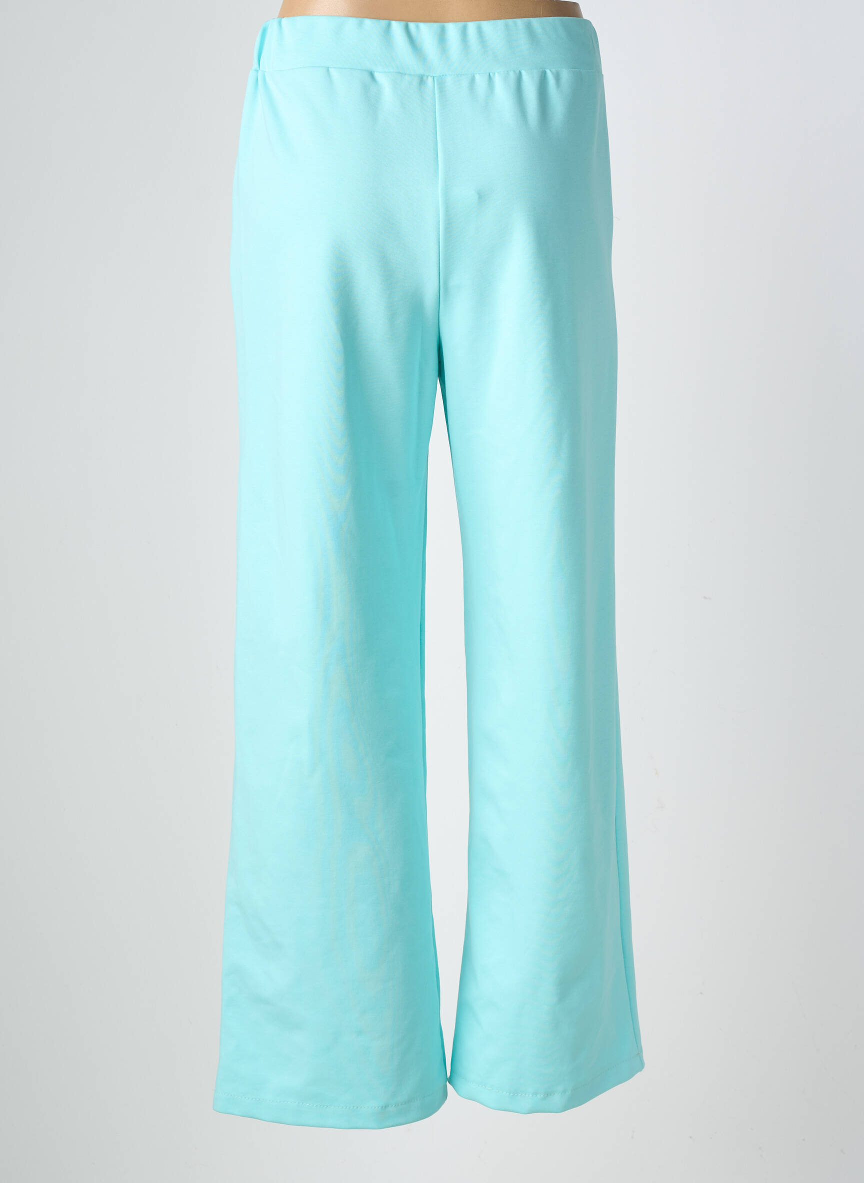 Pantalon larg buzunare mărime normală albastru WAY WAY femeie