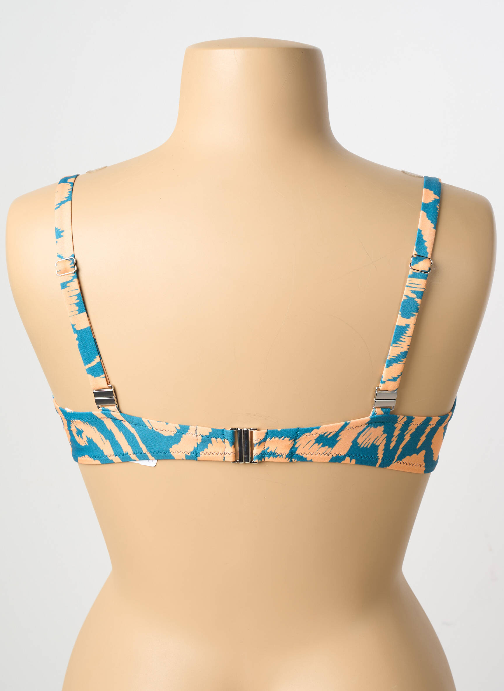 Sutien de costum de baie elasticitate sutien balconet cu decolteu înalt portocalie ANTIGEL femeie