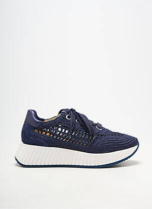 Adidași vârf rotund toc de 4 la 6 cm albastru SOFTWAVES femeie