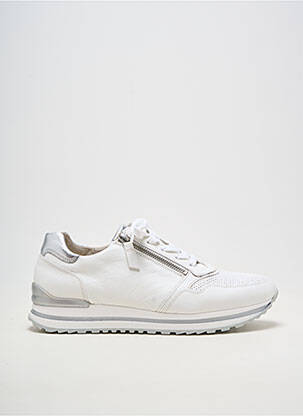 Adidași material neted toc plat până la 3 cm alb GABOR femeie