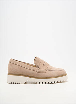 Mocasini vârf rotund toc de 4 la 6 cm bej GABOR femeie