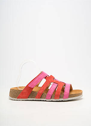 Sandale/pantofi decupați toc plat până la 3 cm roz THINK! femeie
