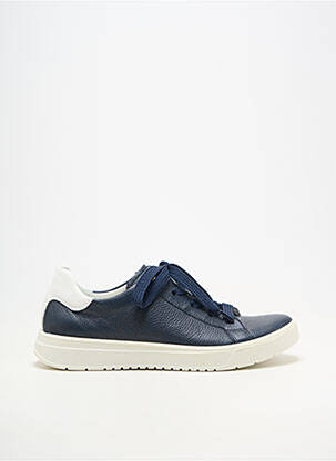 Adidași material neted toc plat până la 3 cm albastru ARA femeie