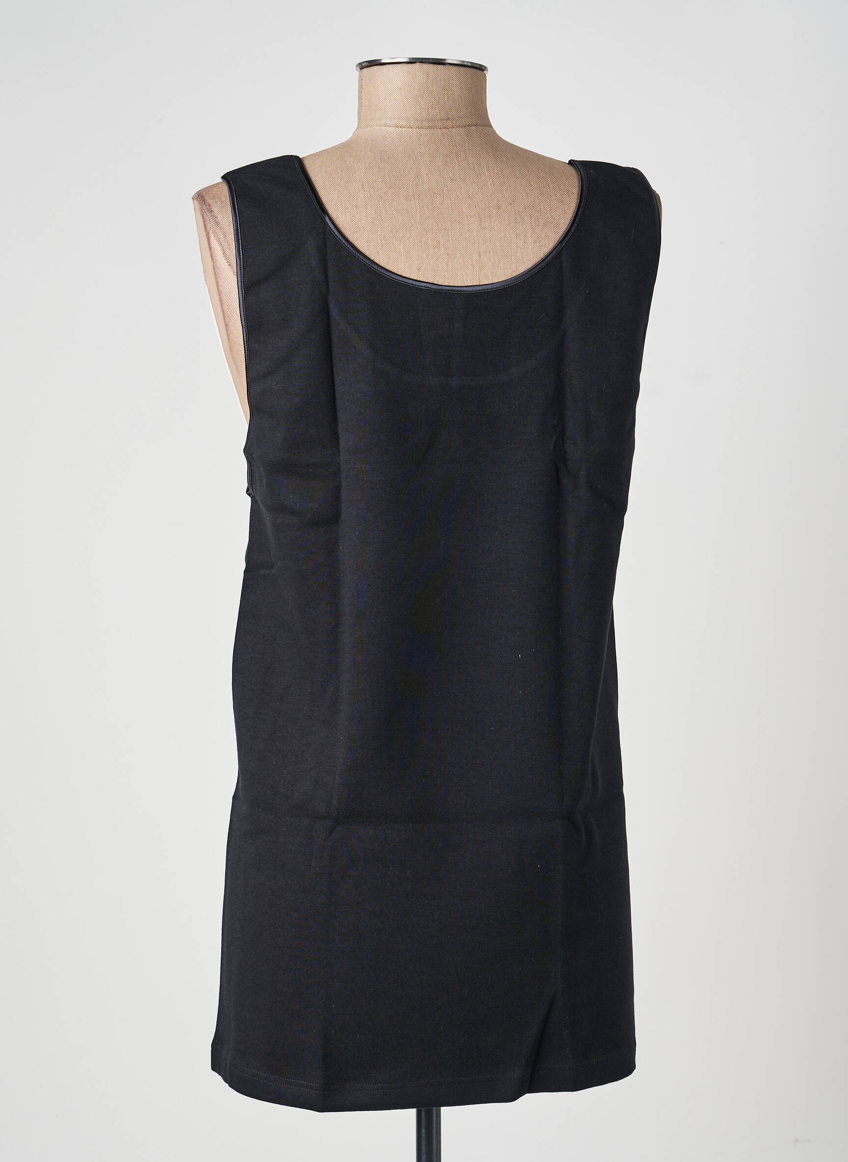 Top/caraco țesătură jersey negru MORETTA femeie