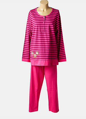 Pijama țesătură jerseu roz ROSE POMME femeie