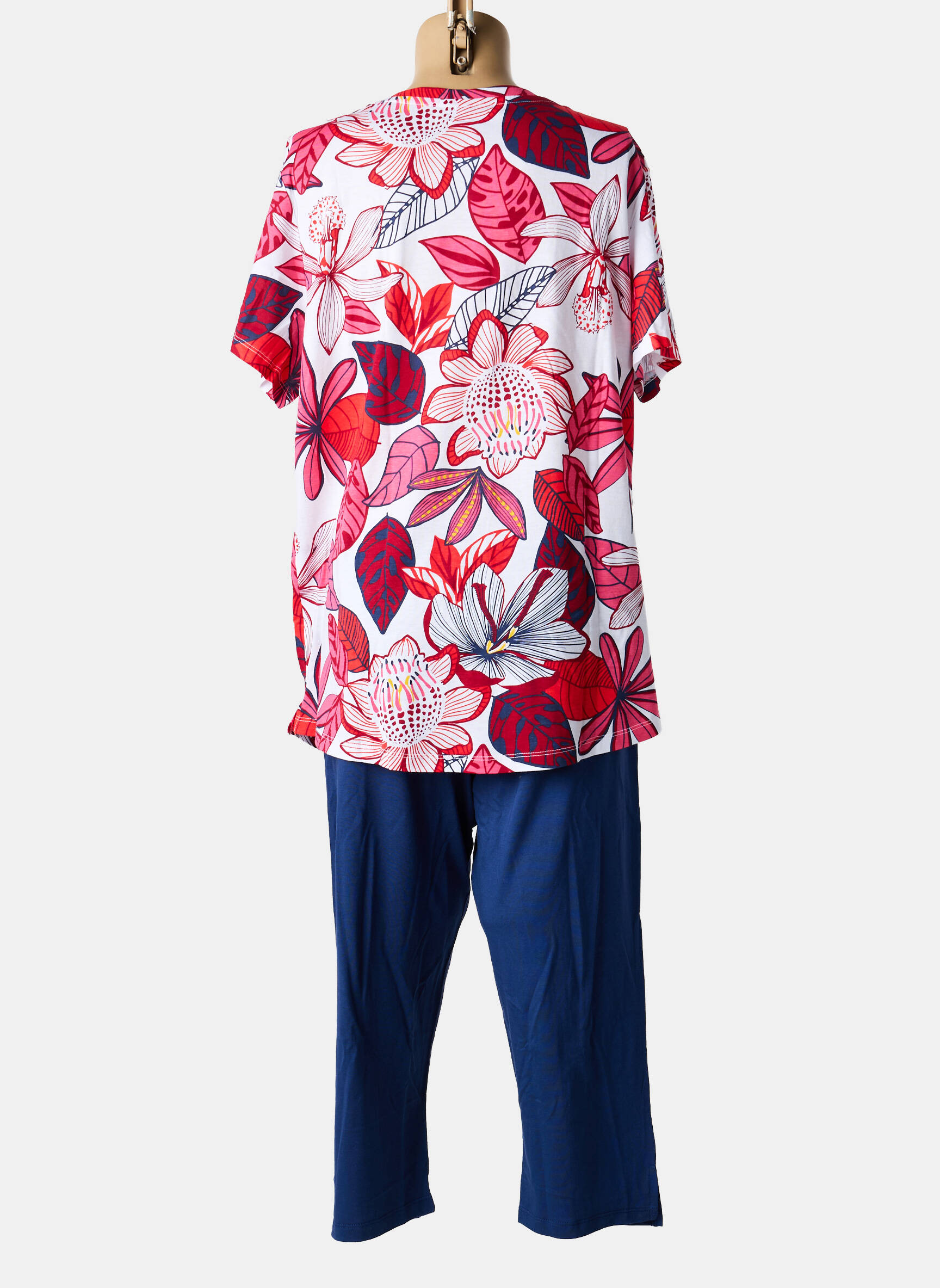 Pijama țesătură jerseu albastru ROSE POMME femeie