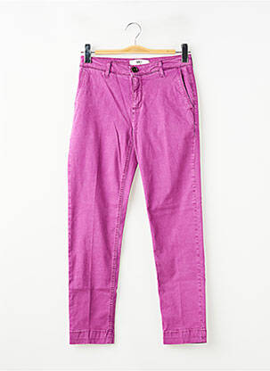 Pantalon chino elasticitate mărime normală violet MKT STUDIO femeie