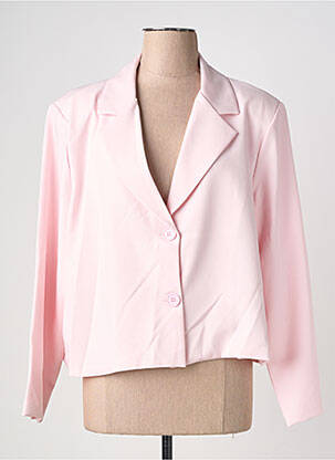 Sacou finisaj interior dublat roz C'MELODIE femeie